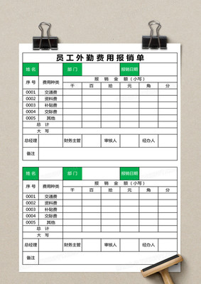 员工报销表格,员工报销表格模板合集